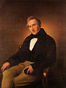 弗朗切斯科 海玆 Portrait of Alessandro Manzoni 弗朗切斯科 海玆 Portrait of Alessandro Manzoni